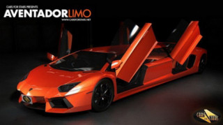 Biến Aventador thành limousine siêu dài