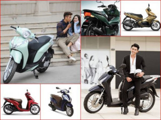 Cập nhật giá xe tay ga Honda tháng 8/2016