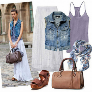 Cùng denim xuống phố ngày hè