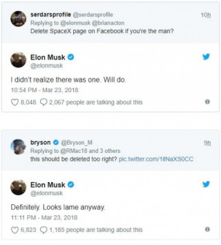 Elon Musk ‘troll’ Facebook bằng cách xóa sổ 3 fanpage vài triệu lượt xem của mình