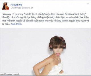 Hà Anh mới xuất bản sách đã gặp thị phi