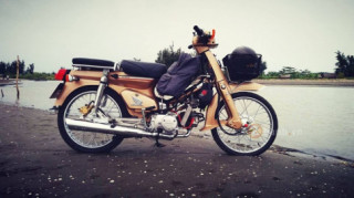 Honda CUB độ phiên bản 2 ta đi trốn cho dân phượt