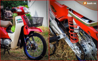 Honda Cub Fi độ kiểng ‘ sang chảnh ’ với dàn chân giá trị