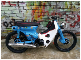 Hứng thú với mốt xe cub kiểng Sài Gòn