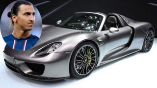 Ibrahimovic tậu siêu xe Porsche 918 Spyder