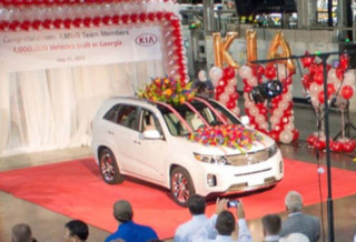 Kia xuất xưởng chiếc xe thứ 1 triệu tại Mỹ