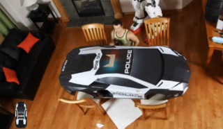 Lamborghini Aventador bằng giấy y như thật