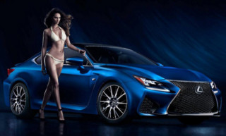 Lexus mời siêu mẫu áo tắm quảng cáo RC F