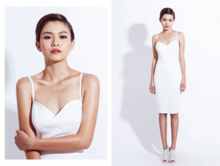 Mâu Thanh Thủy thật sexy với màu trắng