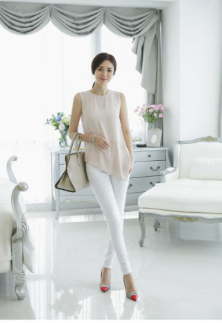 Mẹo che giấu vòng eo mập