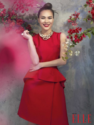 Mỹ Tâm đẹp ngỡ ngàng trong ảnh Xuân