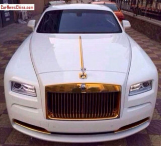 Rolls-Royce Wraith mạ vàng độc đáo