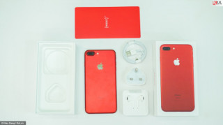 Trên tay iPhone 7 Plus màu đỏ vừa xuất hiện tại Việt Nam