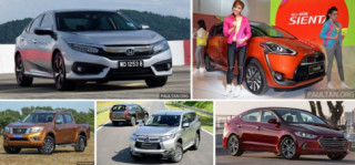 Danh sách xe trong hạng mục giải thưởng ASEAN NCAP 5 sao