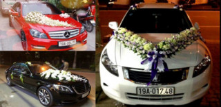 Diện kiến dàn xe sang đón dâu tại Phú Thọ