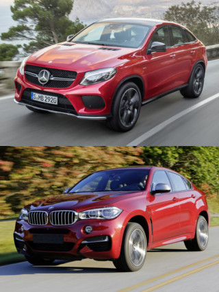  GLE Coupe và X6 - những khác biệt 