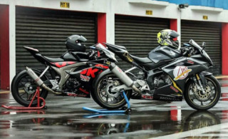 GSX-R150 Racing so dáng cùng CBR250 Racing cực ngầu