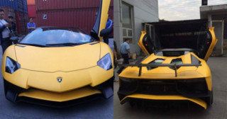 Hé lộ siêu xe Lamborghini của thiếu gia Hà thành cập cảng Hải Phòng