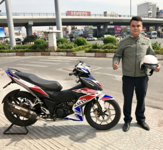 Honda Winner 150 độ mang cây pô ấn tượng