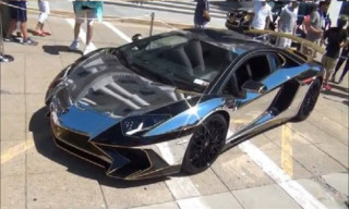  Lamborghini Aventador SV bọc crôm hàng độc 