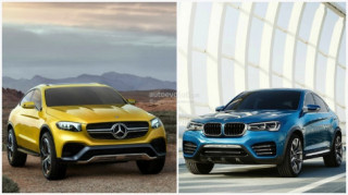 Mercedes GLC Coupe và BMW X4: cuộc đối đầu tiếp diễn