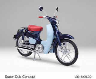 Ngắm huyền thoại Honda Super Cub có đồng hồ điện tử