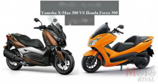 So găng Yamaha X-Max 300 và Honda Forza 300