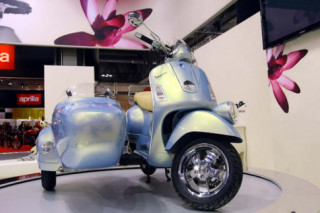  Vespa ngộ nghĩnh theo phong cách sidecar 
