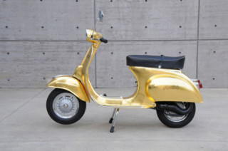 Vespa Polini dát vàng độc nhất vô nhị