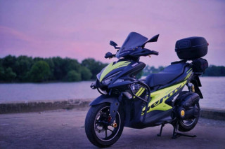 Aerox 155cc Touring sức mạnh bức phá vượt mọi rào cản