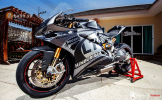 Ducati 1299 Panigale S hầm hố hơn trong bộ cánh tem đấu Buriram