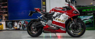 Ducati 959 Panigale lột xác phong cách Pirelli