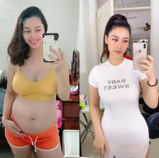 Hot mom Kiên Giang đẹp như hot girl sau 2 lần sinh con, eo giảm 31cm trong 7 ngày