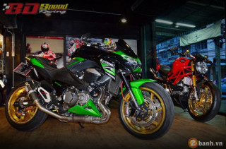 Kawasaki Z800 độ rực rỡ bên dàn option đồ chơi hàng hiệu