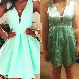 Những sự cố xấu hổ muốn độn thổ khi mua váy online