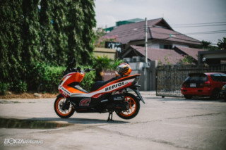 PCX 150 độ đầy phong cách với phiên bản Repsol