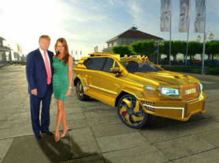 Sẽ có xe bọc vàng tháp tùng ông Donald Trump?