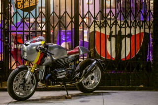 BMW RnineT lột xác ngoạn mục qua hình phong Cafe Racer