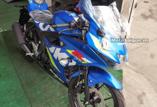 Mẫu sportbike cỡ nhỏ Suzuki GSX-R150 chính hãng đã về đến đại lí với giá đề xuất 75 triệu đồng