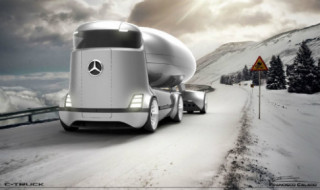 Mercedes-Benz E-Truck thiết kế như vật ngoài hành tinh