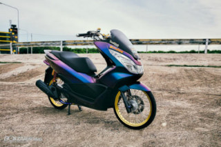 Ngắm Honda PCX 150 độ vàng siêu đắt của “dân chơi”