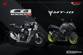 So sánh Honda CB1000R 2018 và Yamaha MT-10
