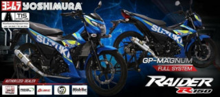 Suzuki chuẩn bị ra mắt Raider R150 Fi 2019 cùng hệ thống Full System của Yoshimura vào tháng 9 tới