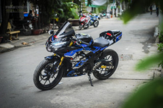 Suzuki GSX 150 độ hệ thống treo Upside down cùng bộ cánh cá mập sát thủ