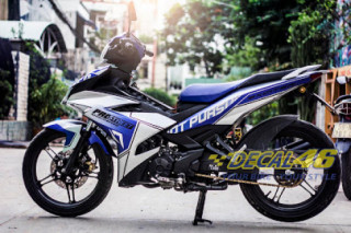 Tem trùm Exciter 150 Prostreet Nhôm do Decal 46 thực hiện