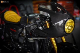 Triumph Thruxton R kích thích người xem qua ‘Chất’ Cafe Racer