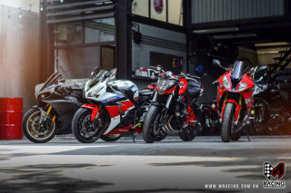 BMW S1000RR khoe dáng cùng đồng bọn