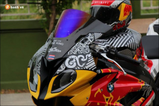 BMW S1000RR siêu phẩm mô tô độ phong thái Redbull