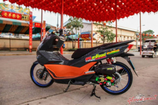 PCX 150 độ khủng với loạt đồ chơi hàng hiệu của dân chơi Thailand