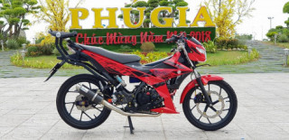 Satria f150 Fi độ siêu siêu đắt giá với bộ giảm xóc sau trên chục triệu